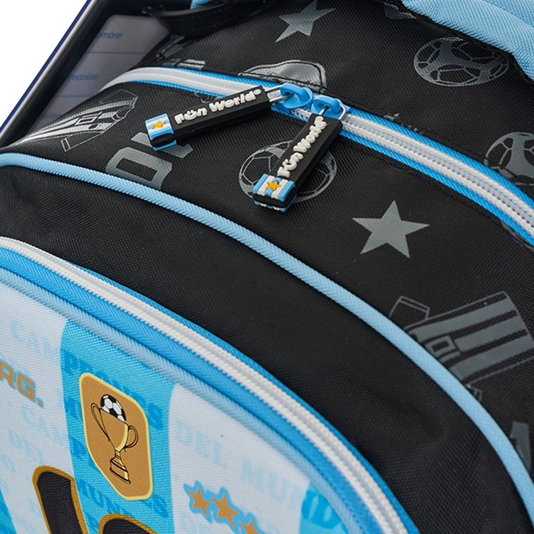 Mochila Escolar FW 2026 Fun World Campeones 18" con Carro Art.202173